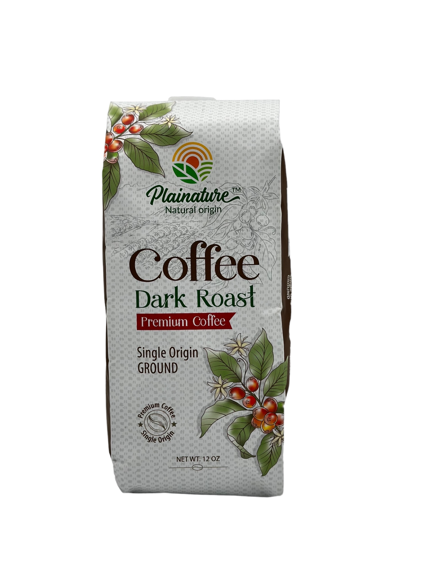 Plainature Dark Roast Ground Coffee